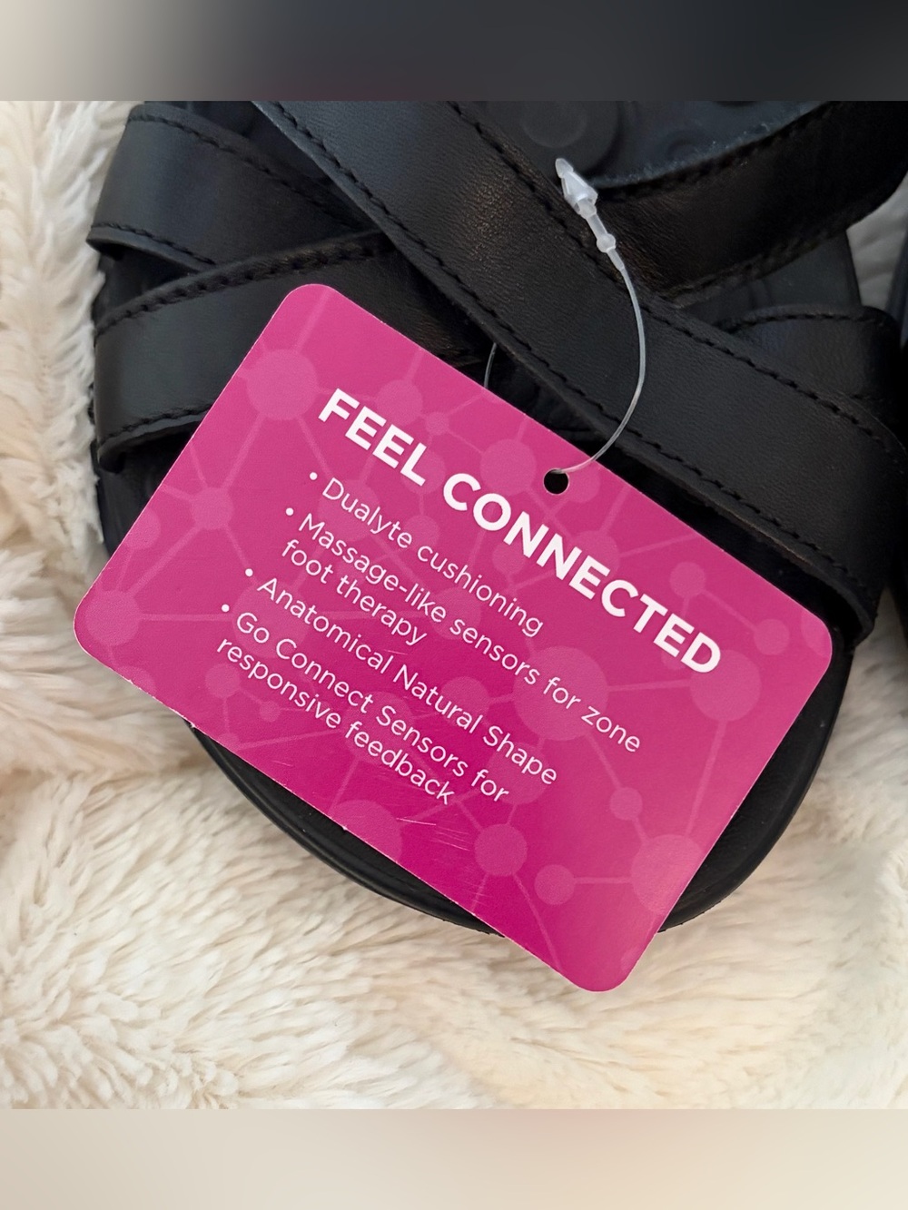 2 Pair Skechers On-The-Go Connect Performance Sandals Size 9 (black is NWT) - Picture 5 of 11